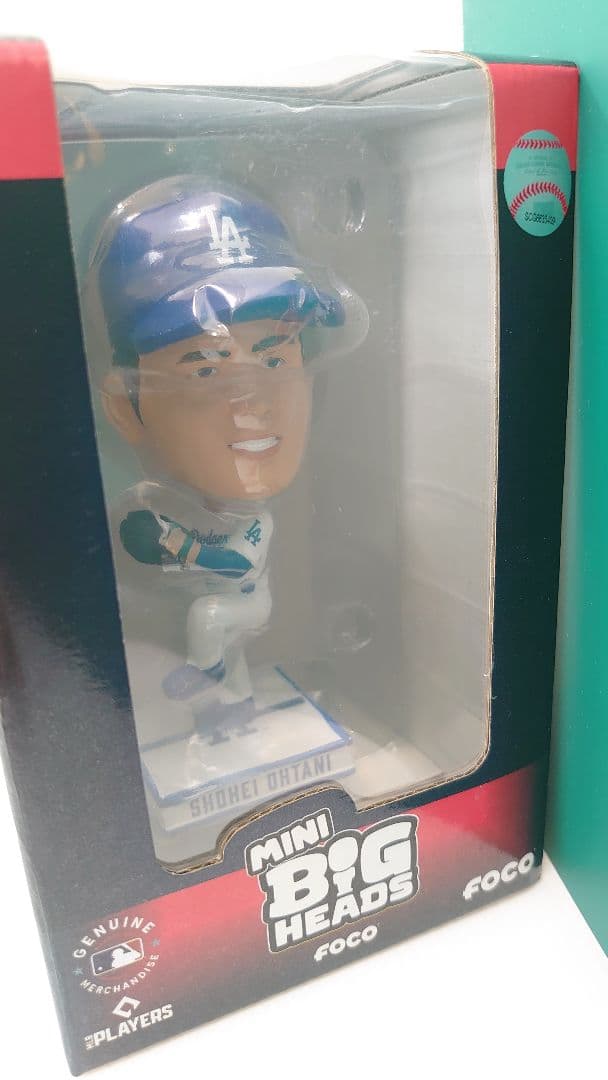大谷翔平ドジャース ミニボブルヘッド シティコネクト打者　ホーム投手