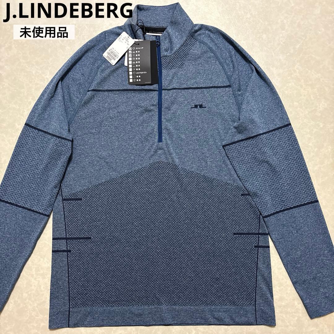 J.リンドバーグ★吸水速乾★ストレッチ★ハーフジップシャツ【メンズ サイズL】