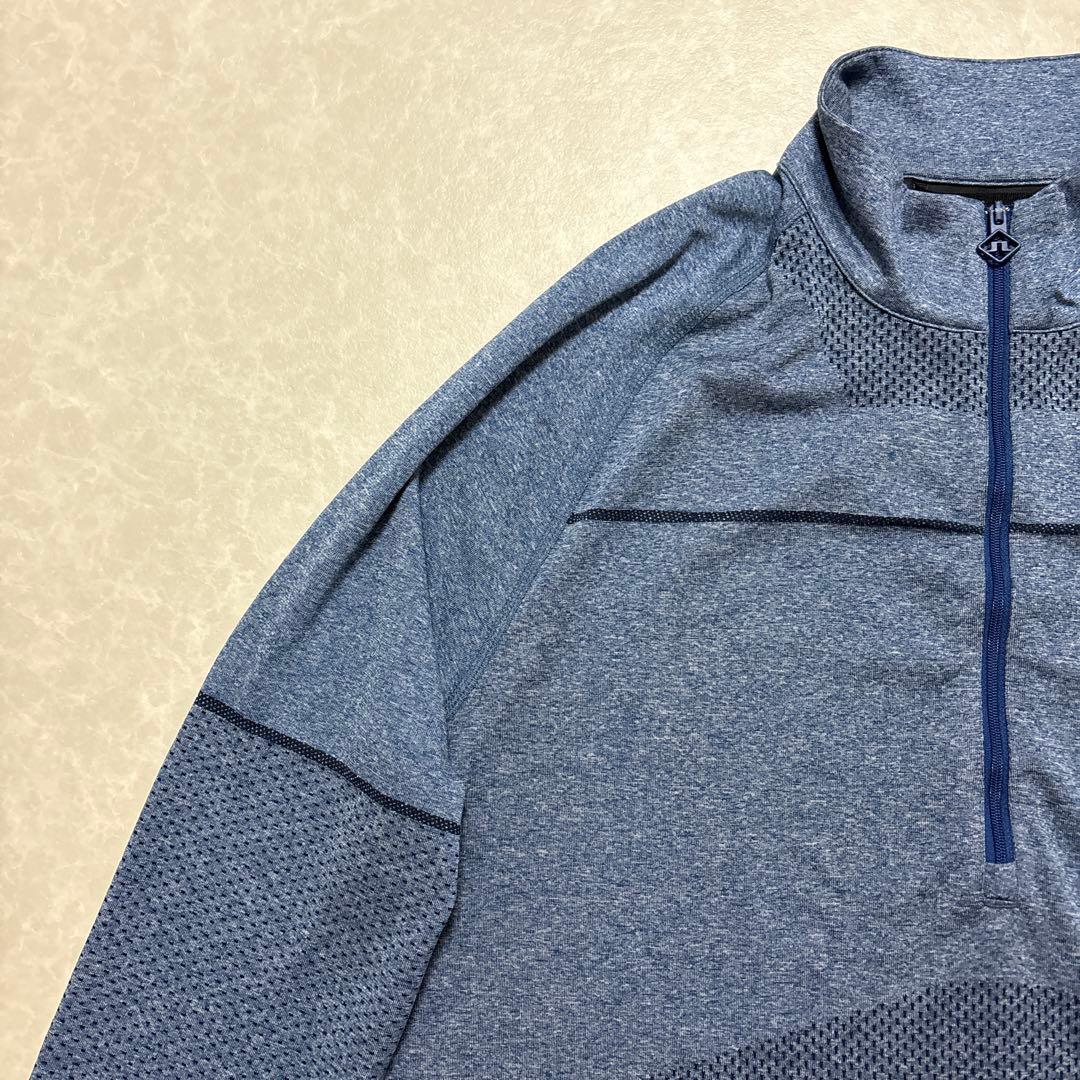 J.リンドバーグ★吸水速乾★ストレッチ★ハーフジップシャツ【メンズ サイズL】