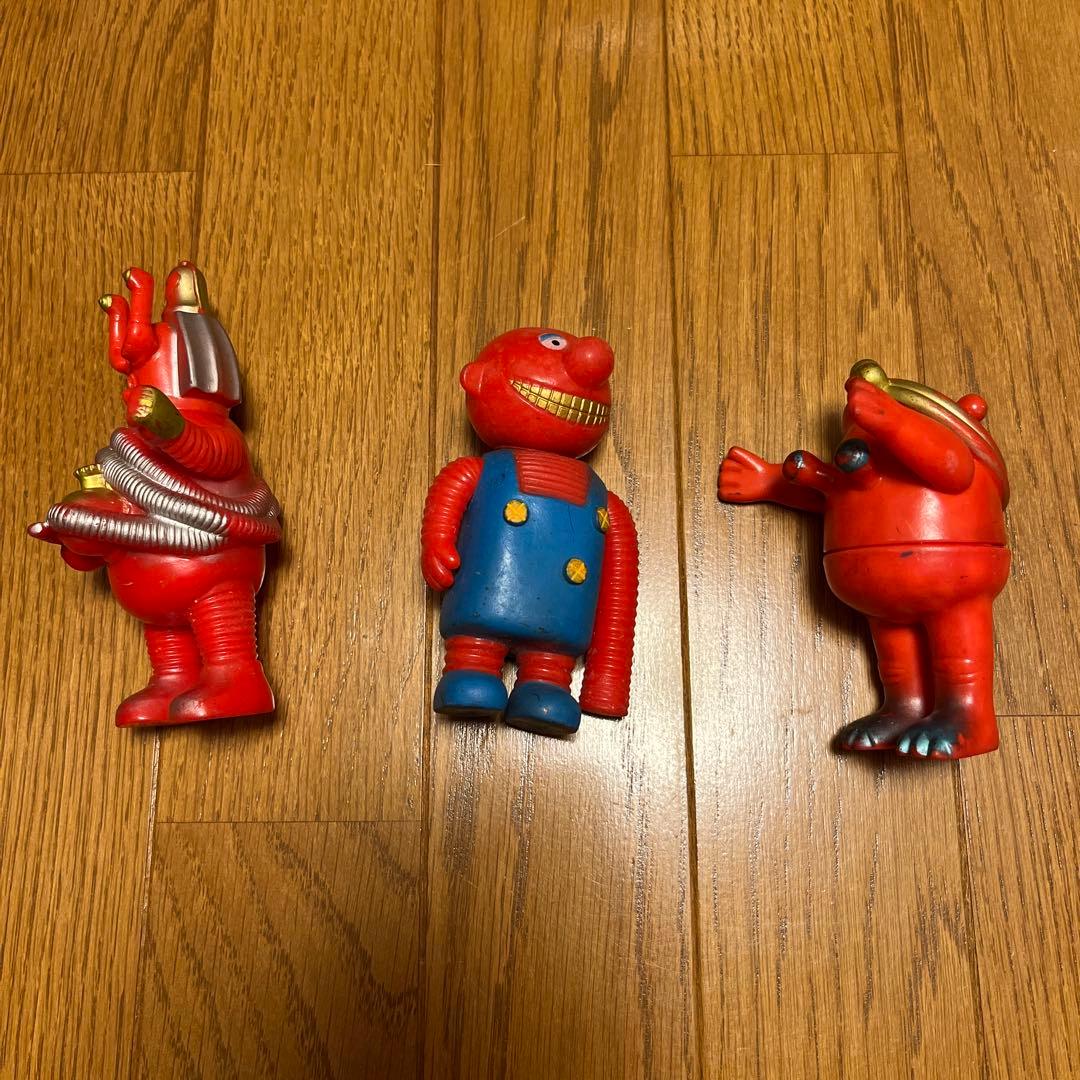 【昭和ソフビ 】ロボコン ロボパー/ロボショー/ロボドロ