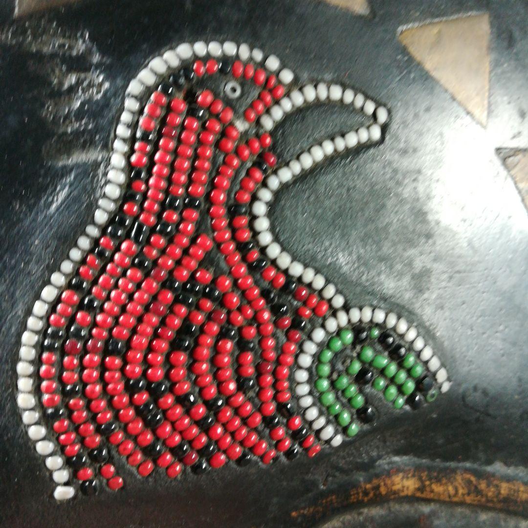 アフリカ　民族　プリミティブアート　木彫　置物　女性