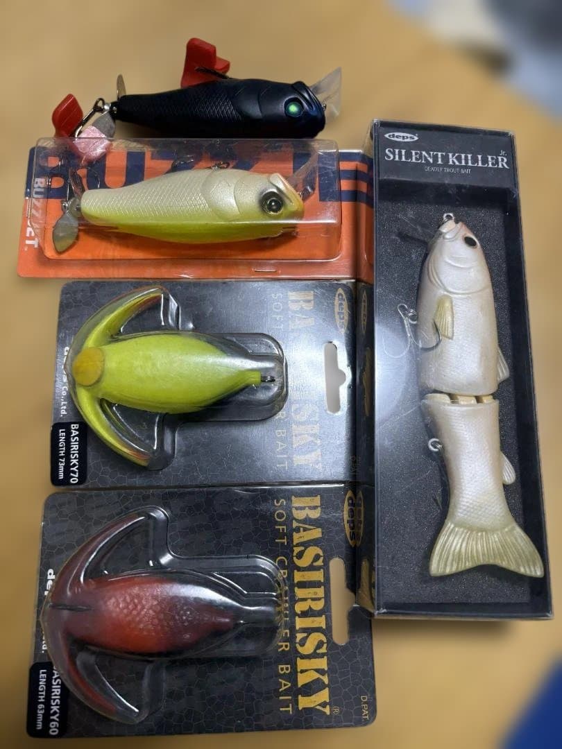 depsデプス バズジェット、バジリスキー、サイレントキラーjr 5個セット