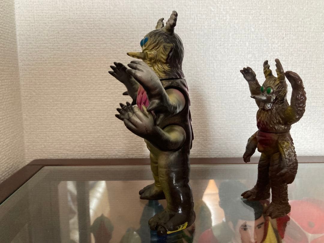 昭和　ソフビ怪獣　メガロマン　ゴラン　2匹セット　当時物