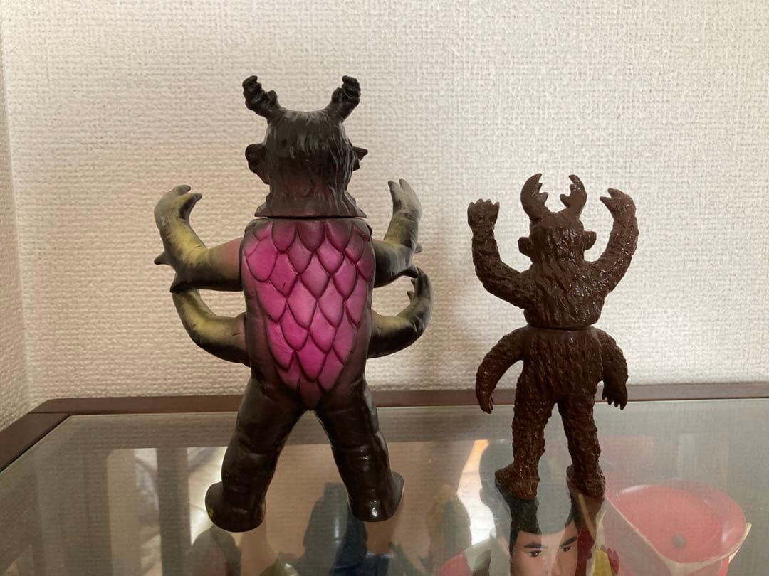 昭和　ソフビ怪獣　メガロマン　ゴラン　2匹セット　当時物