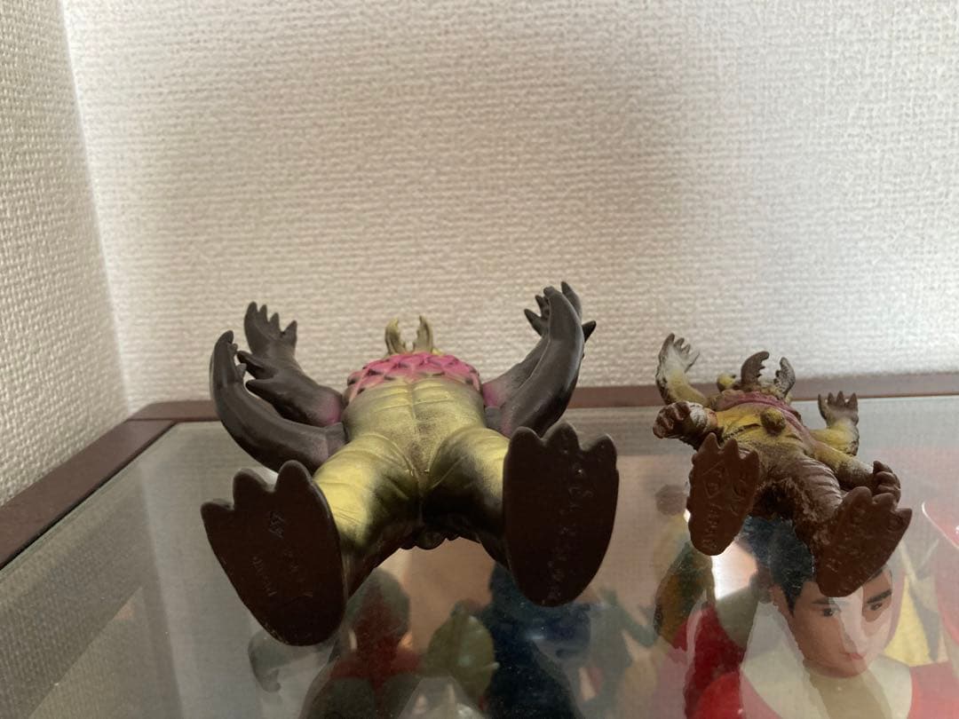 昭和　ソフビ怪獣　メガロマン　ゴラン　2匹セット　当時物
