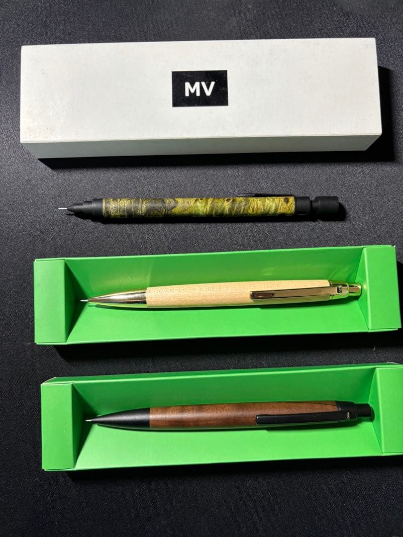 マーベラスウッド　シャーペン　シャープペンシル　3本セット