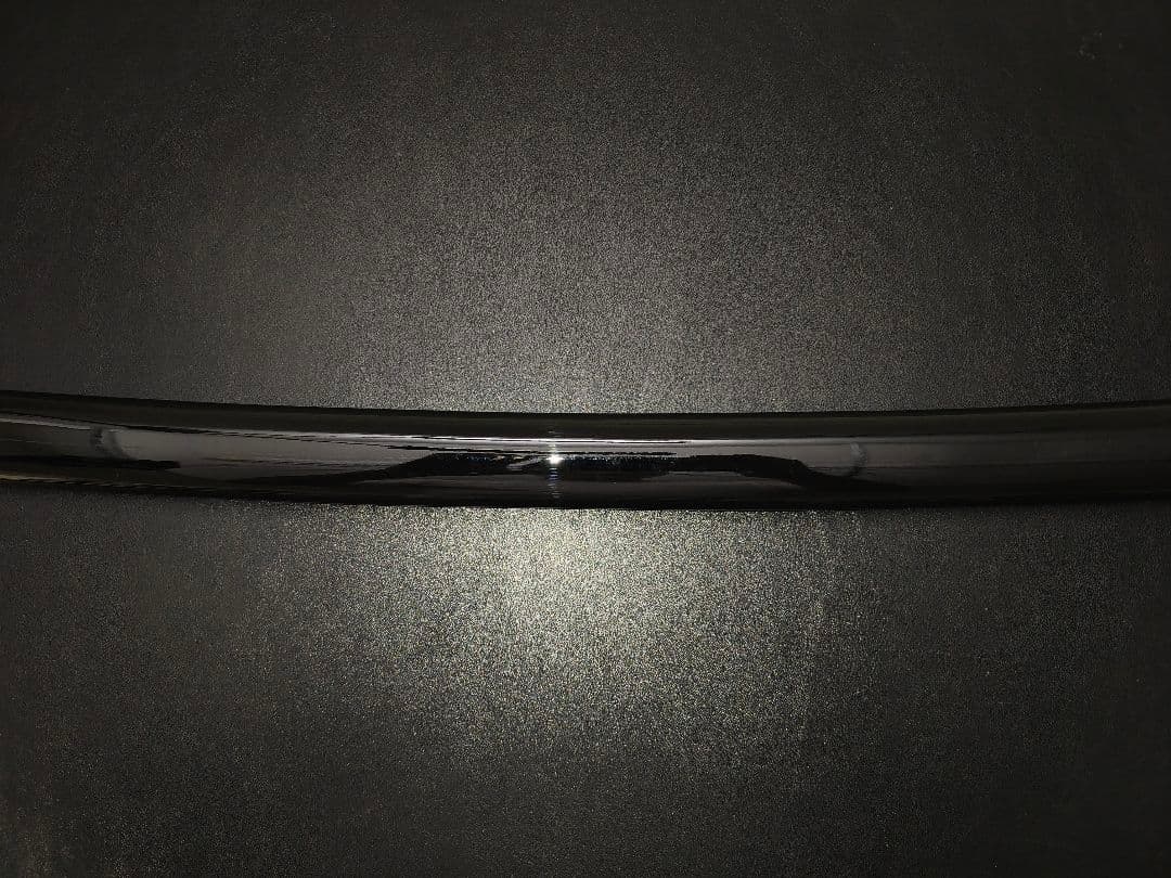 日本刀鞘　牛角黒色鞘　大刀　打刀　日本刀　刀装具　栗形　武道具　刀剣美術