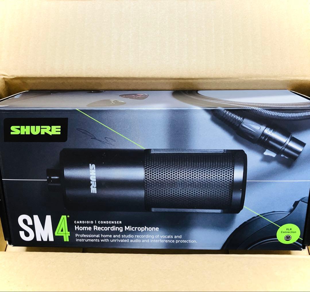 SHURE SM4 最新 ホームレコーディング用 コンデンサーマイク