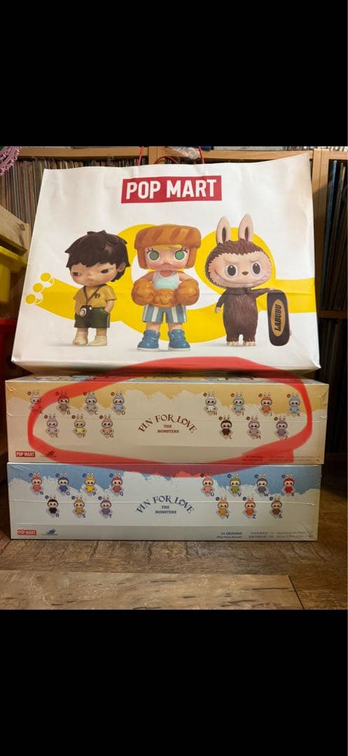 未開封アソート　LABUBU THE MONSTER PIN FOR LOVE