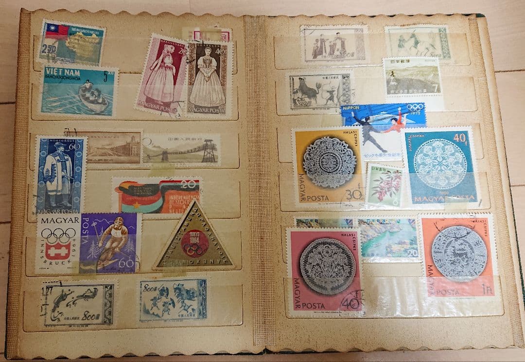 使用済み 記念切手 1964年東京オリンピック　大阪万博　太陽の塔など