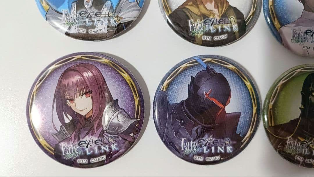 Fate/EXTELLA LINKキャラバッジコレクションVol.1アルジュナ他