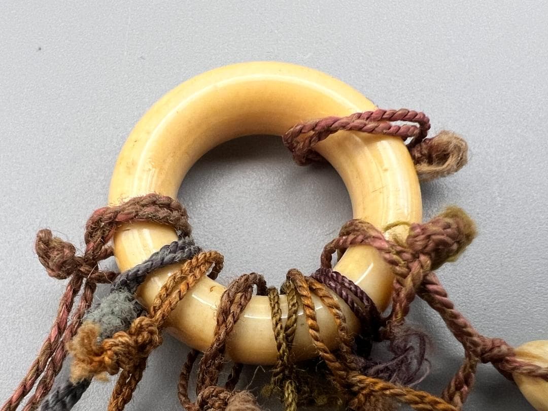 江戸期　レアミニ根付　天然素材　魚　貝　三味線　笛　傘　兎　10点　アンティーク