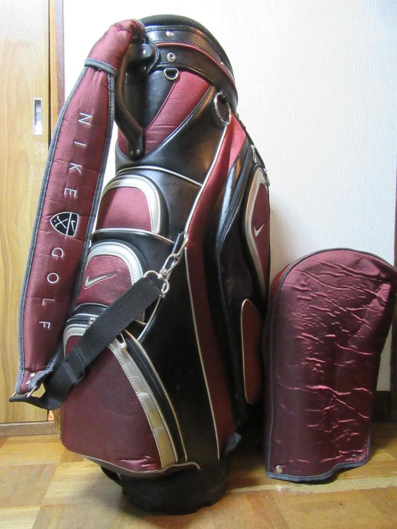 ★☆★ナイキ★NIKE GOLF★3点式ゴルフバック★ワイン/ブラック ★☆★