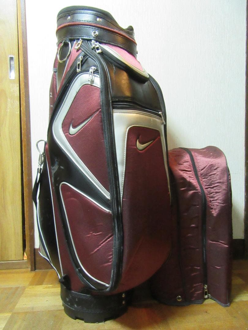 ★☆★ナイキ★NIKE GOLF★3点式ゴルフバック★ワイン/ブラック ★☆★