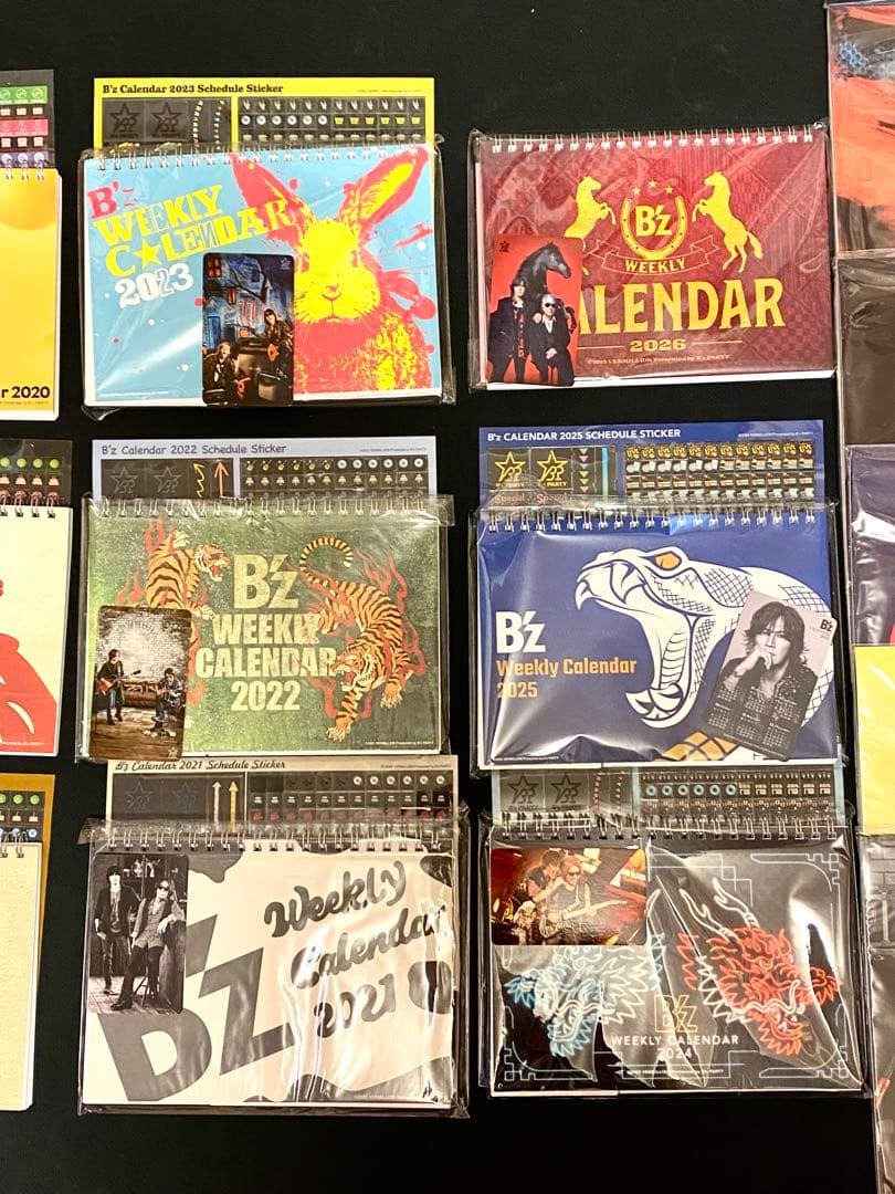 ★未開封有★ 2018〜2026年B'z PARTY オフィシャルカレンダー
