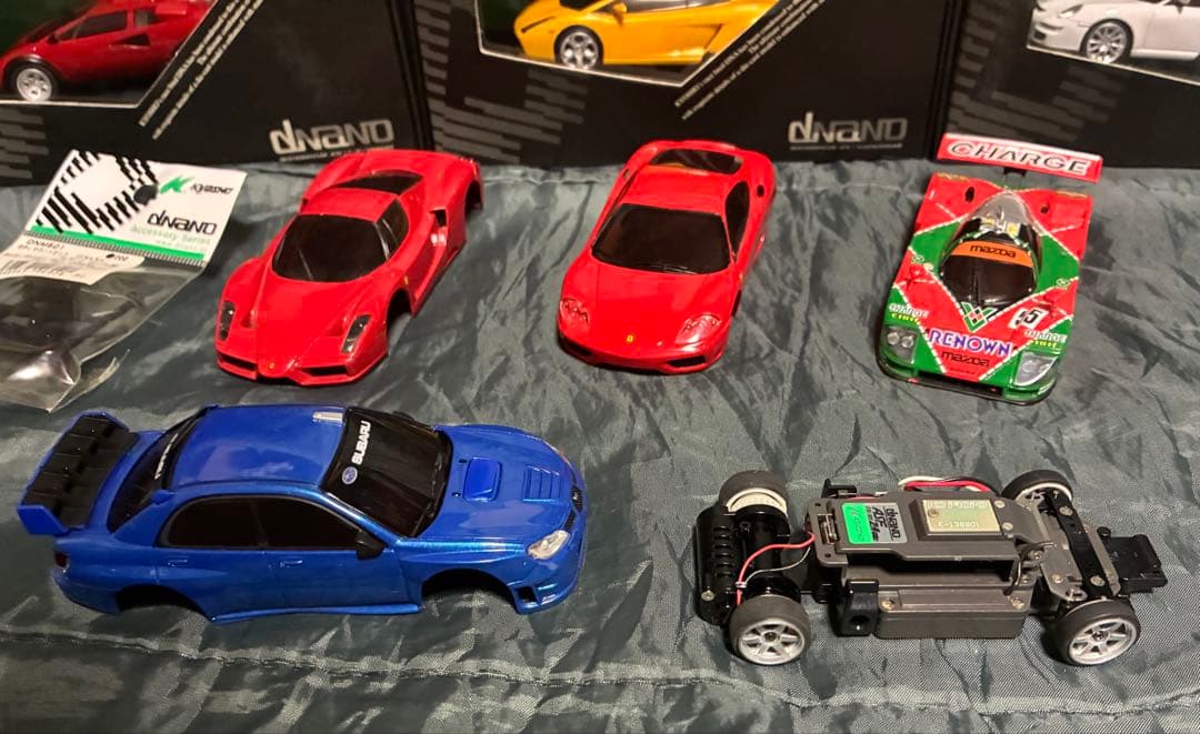 京商 dNano インプレッサ シャーシ・ボディセットタイプRM 未使用ボディ他