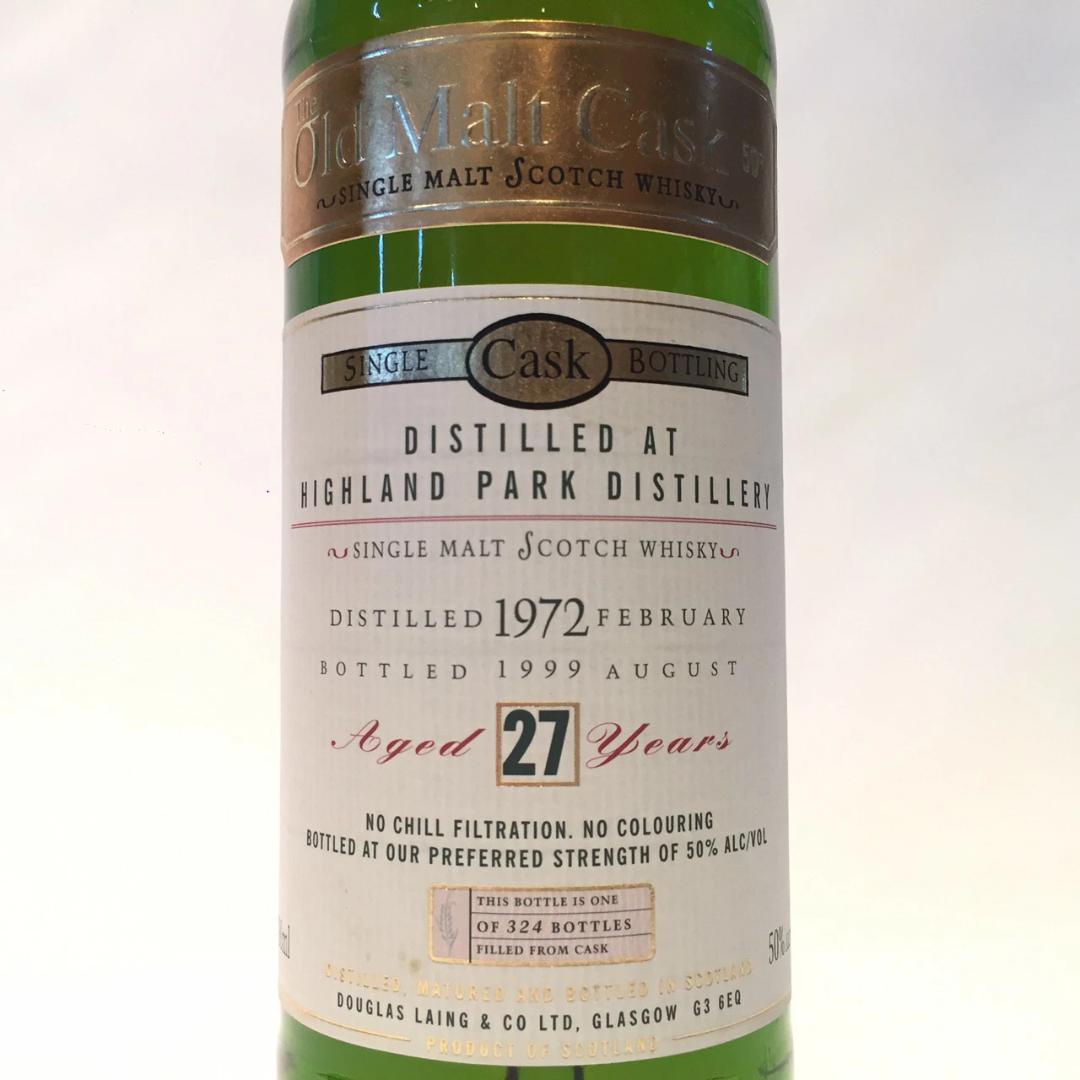 オールドボトル ハイランドパーク 27年（1972-1999）DE