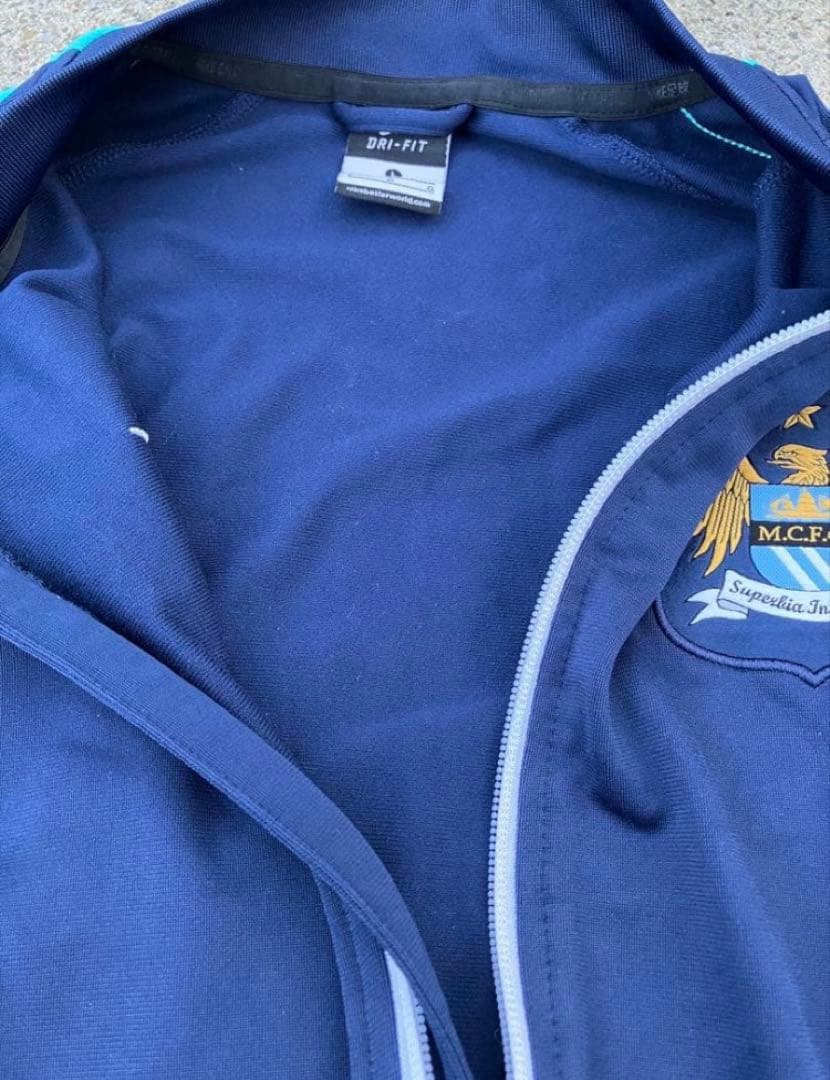 【美品】Nike×マンチェスターシティ　トラックジャケット/ジャージ/ナイキ L