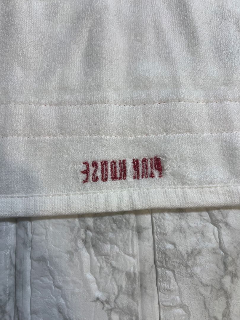 PINK HOUSE ギンガムうさぎウォッシュタオル