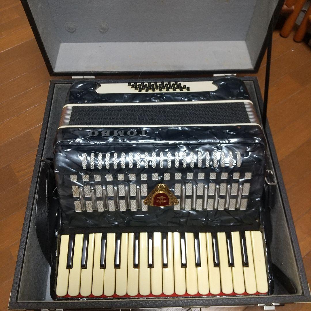 TOMBO アコーディオン T-32 ハードケース付き 動作確認済み