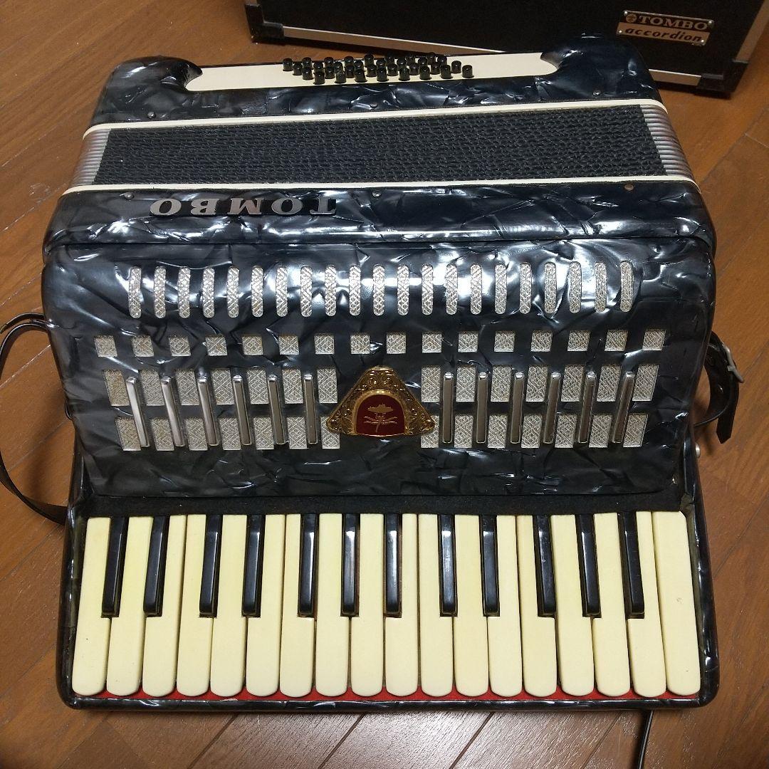 TOMBO アコーディオン T-32 ハードケース付き 動作確認済み