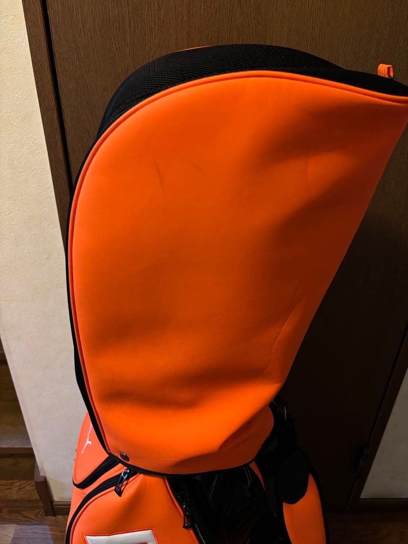 PUMA キャディバッグ　ゴルフバッグ　オレンジ