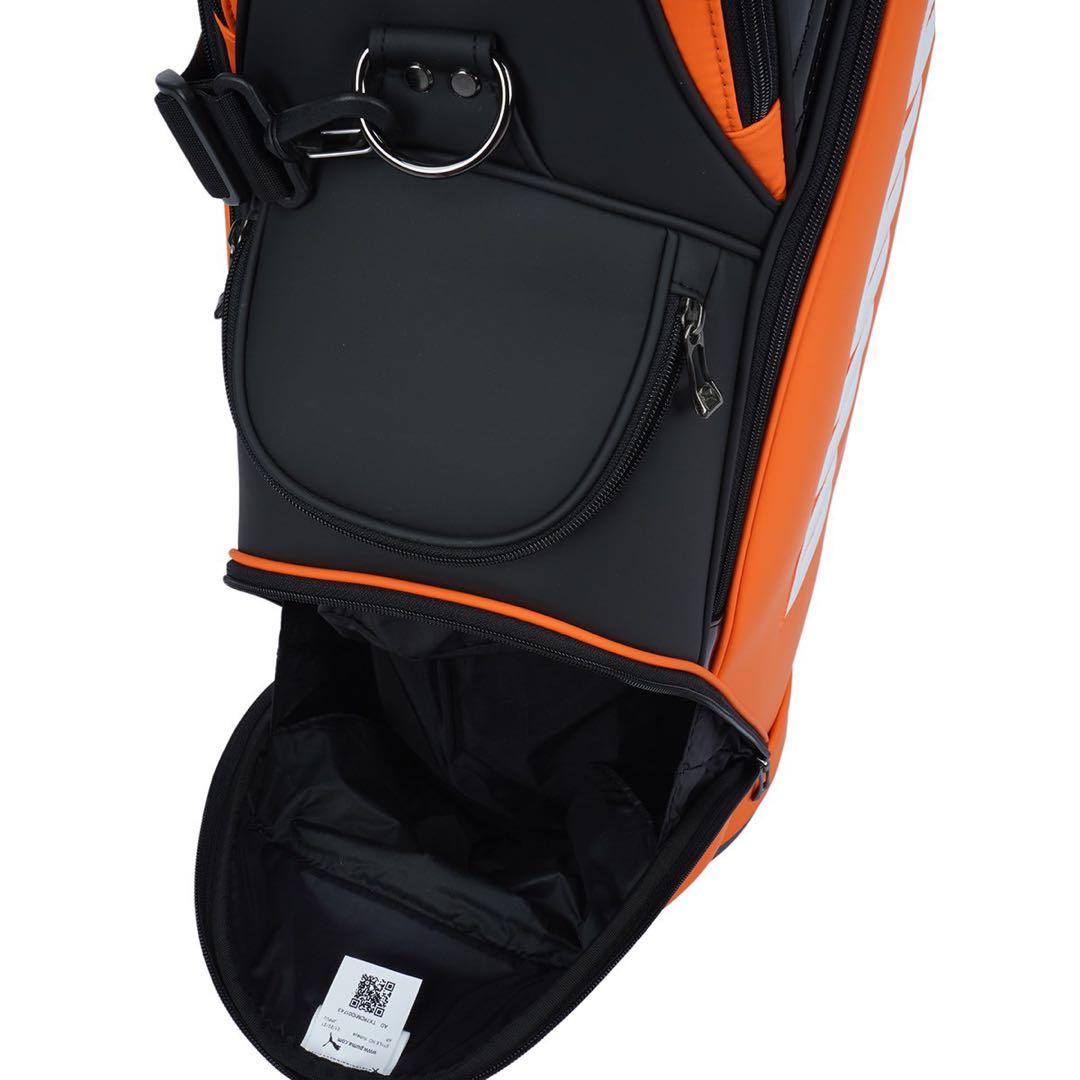 PUMA キャディバッグ　ゴルフバッグ　オレンジ