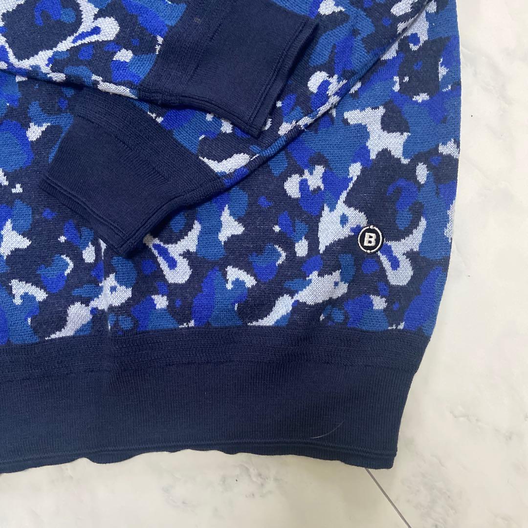 BRIEFING GOLF ニット　青黒