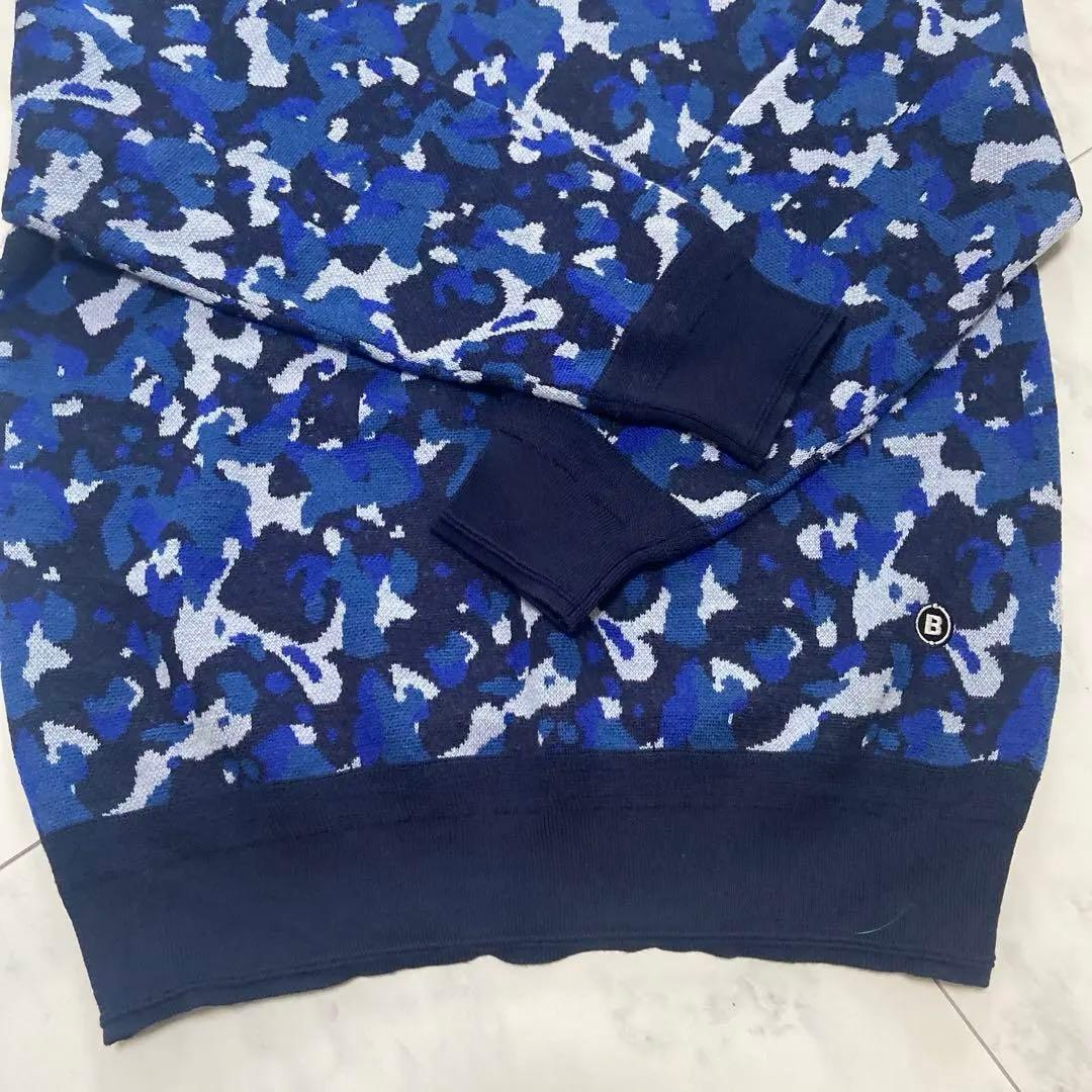 BRIEFING GOLF ニット　青黒