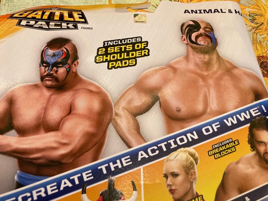 プロレス　ロードウオリアーズ　アニマル　ホーク　フィギュア