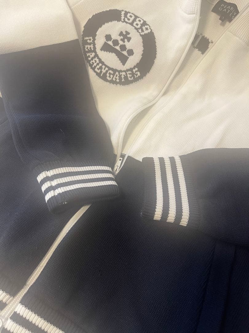 PEARY GATES «パーリーゲイツ» 千鳥柄 カーディガン アウター