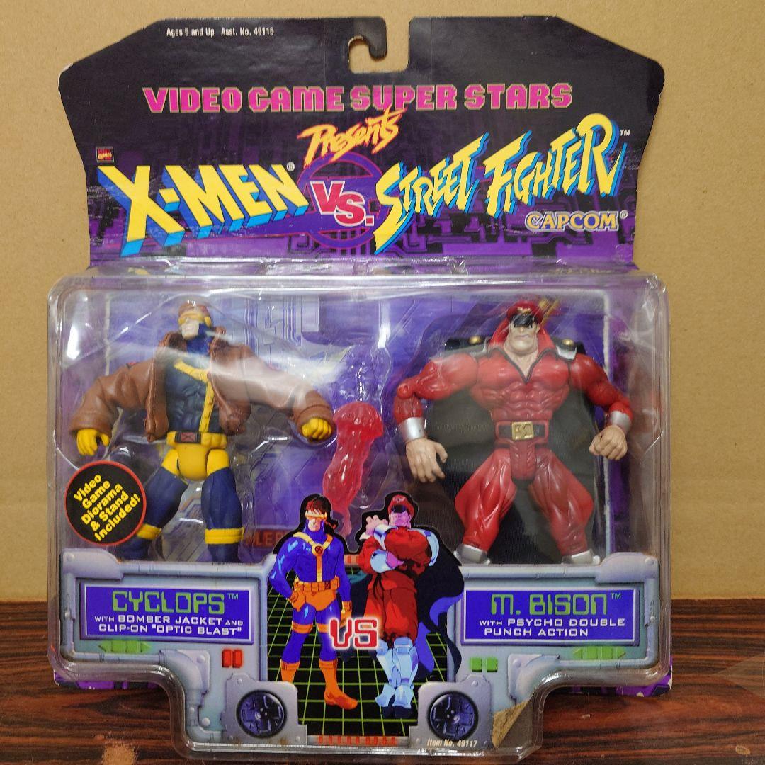 トイビズ　ビデオゲームスーパースターズ　サイクロプス　バイソン　ベガ　フィギュア