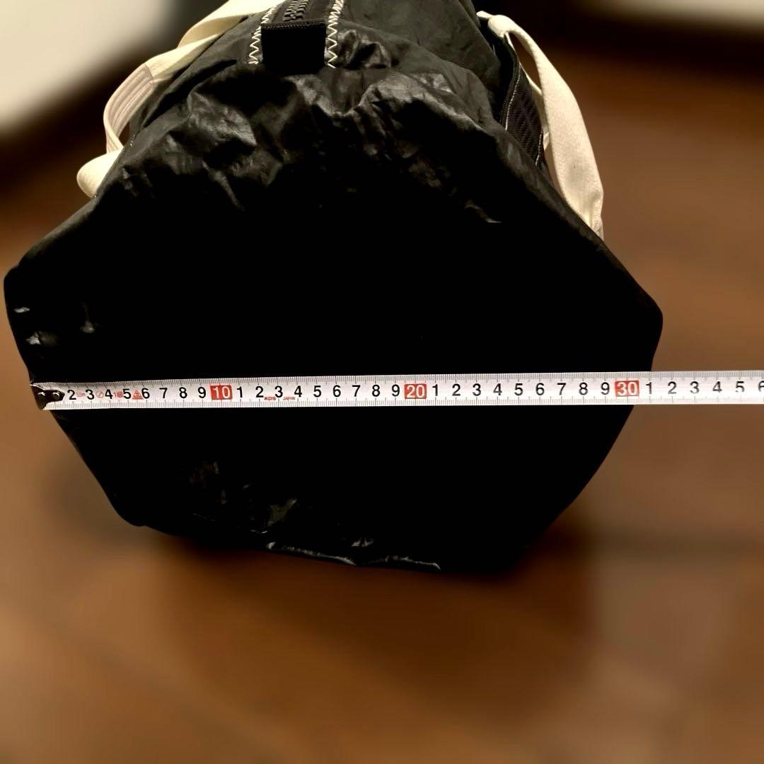 JIBダッフルバッグ　ラージサイズ　ブラック　白ハンドル　革ハンドル　レア　希少