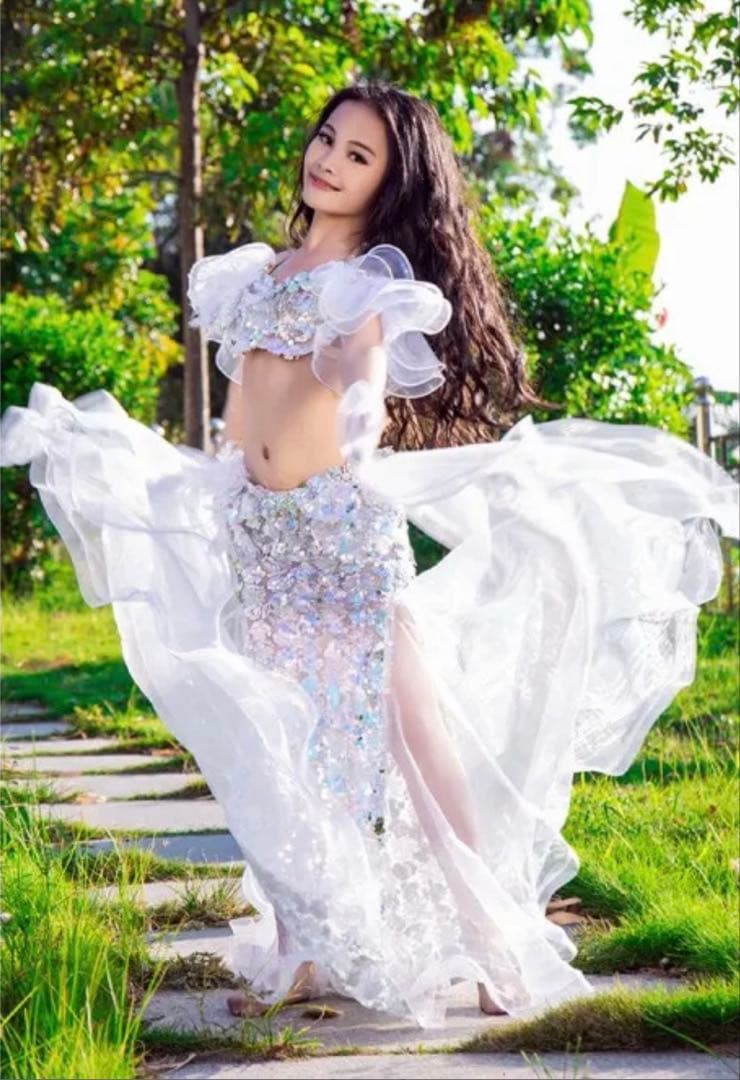 キッズ　ベリーダンス　オリエンタル衣装　M