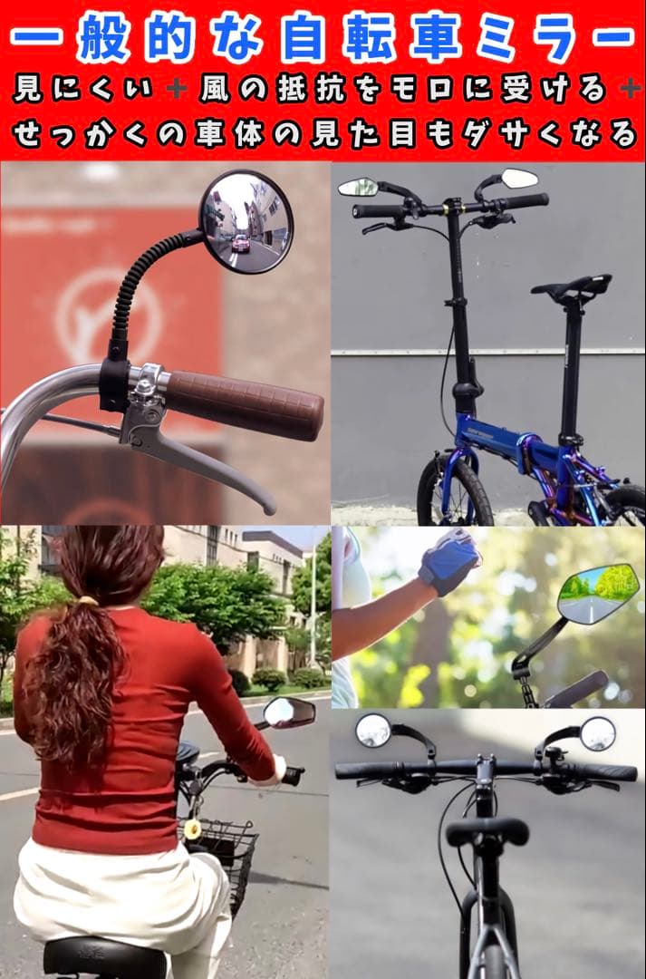 【最終値引】特注カスタムsuper73ミラーsuper73ロゴ付きミラーAタイプ