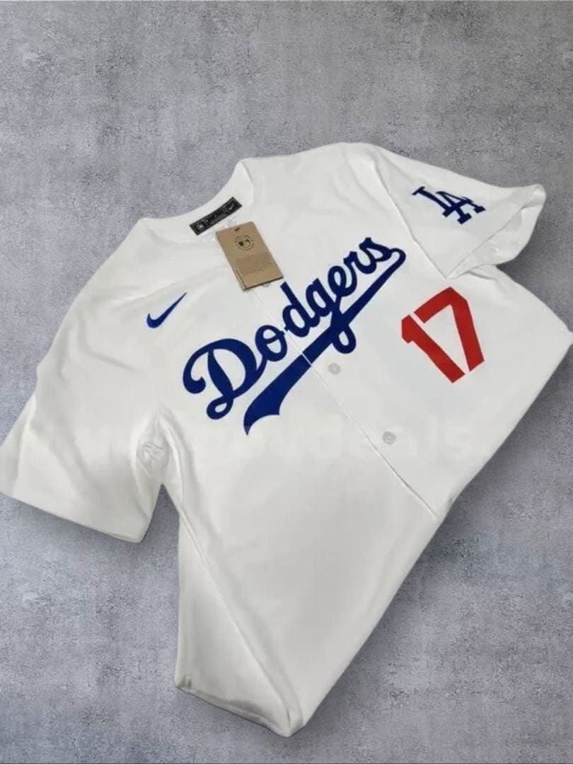 【新品2】米国版 NIKE 大谷翔平 ドジャース ユニフォーム 背番号17 S