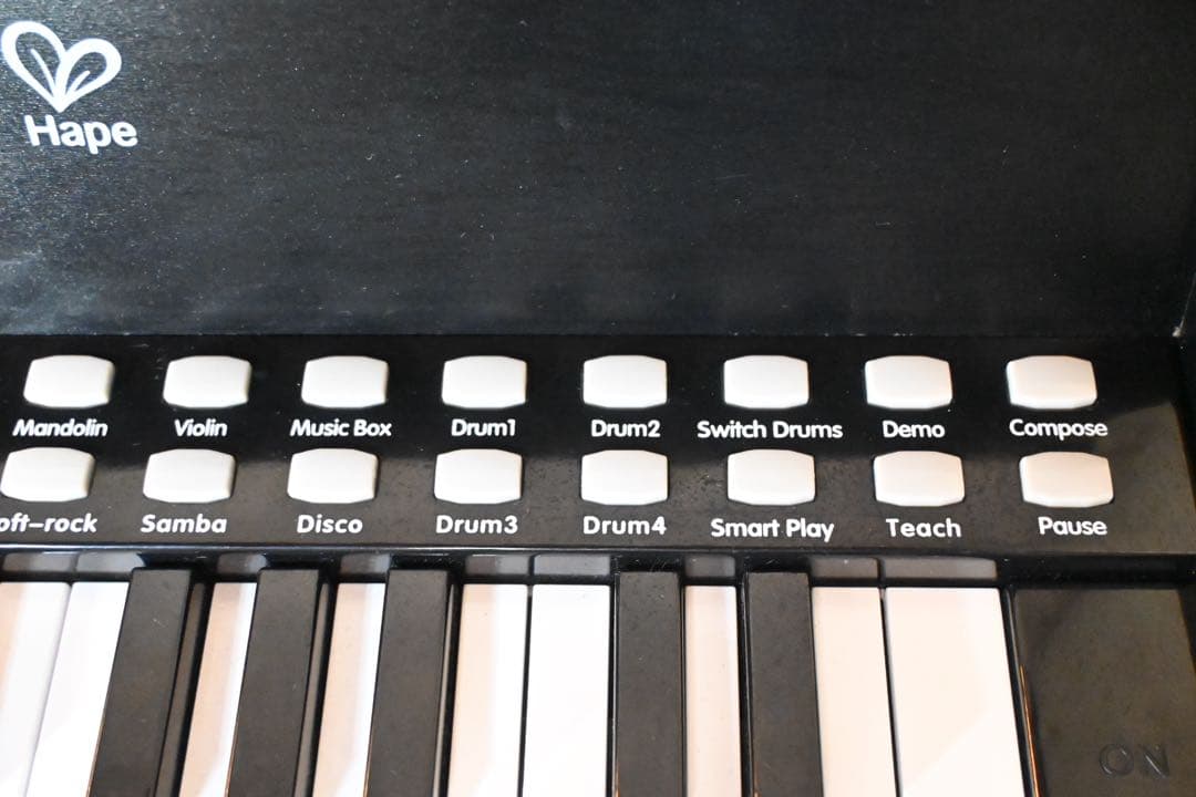 Hape デラックスアップライトピアノ E0629 ミニピアノ 子ども用 ハペ