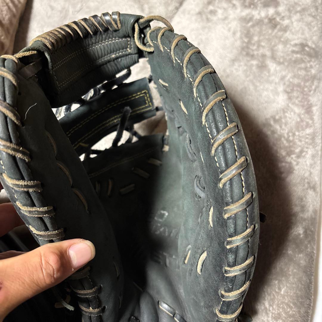 ZETT ブラック レザー 硬式グローブ