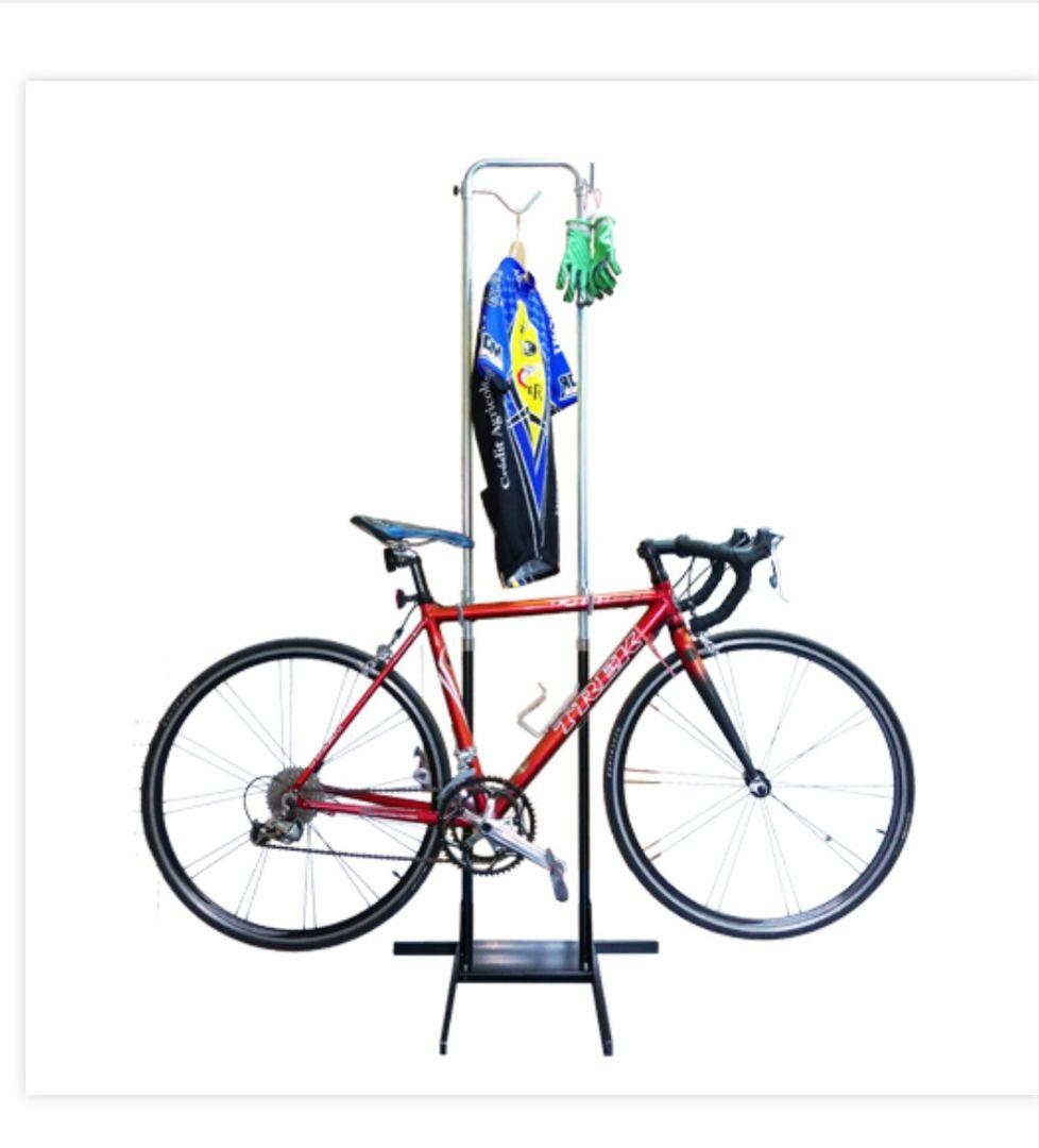 カブト 金属製自転車ディスプレイスタンド フック付き & サイクルカバーセット