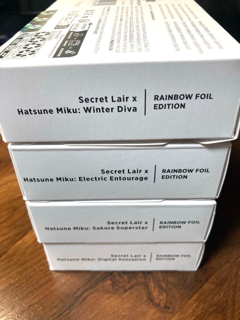 マジックザギャザリング 初音ミク 日本語版 FOIL 内袋未開封　春夏秋冬コンプ