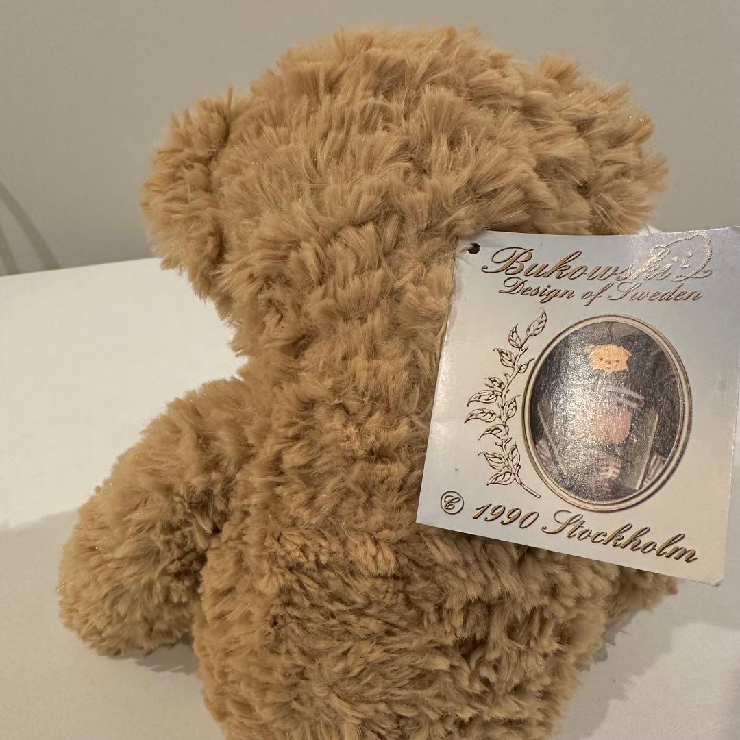 Bukowski くま　ぬいぐるみ　テディベア ブコウスキー　手洗い可