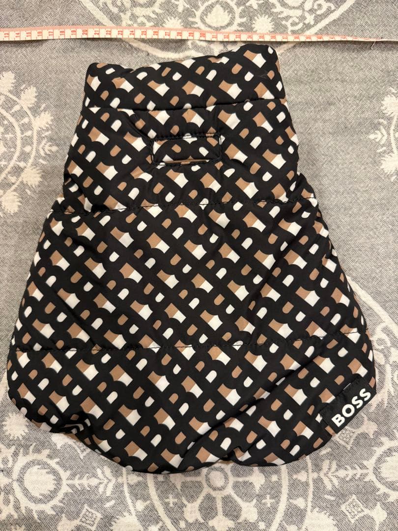 HUGO BOSS 犬用リバーシブルダウンジャケット XS キャメル 本物