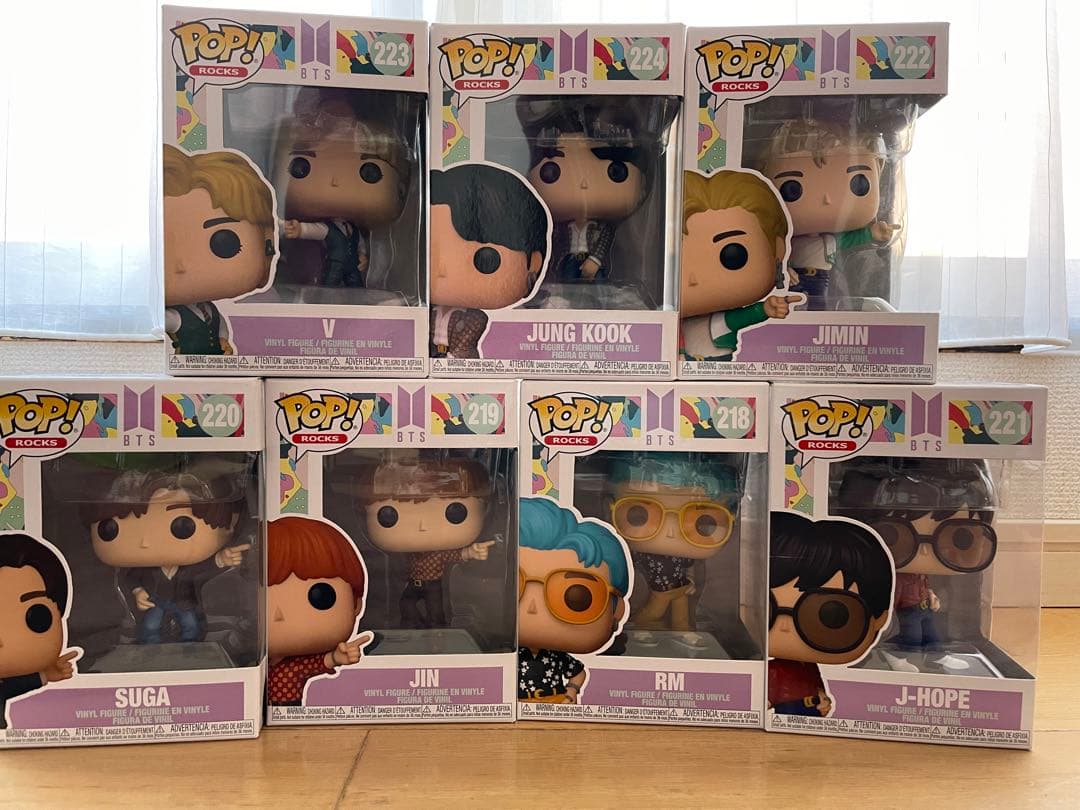 送料込【正規品funko】BTS ダイナマイトフィギュア7体