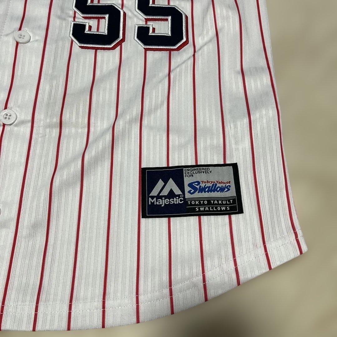タグ付き　ヤクルトスワローズ　村上宗隆　2022年優勝記念ユニフォーム　Ｍサイズ