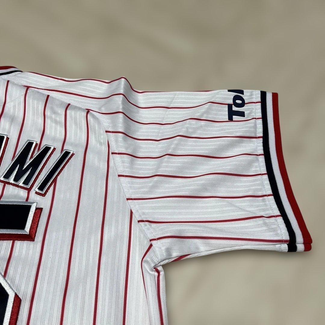 タグ付き　ヤクルトスワローズ　村上宗隆　2022年優勝記念ユニフォーム　Ｍサイズ