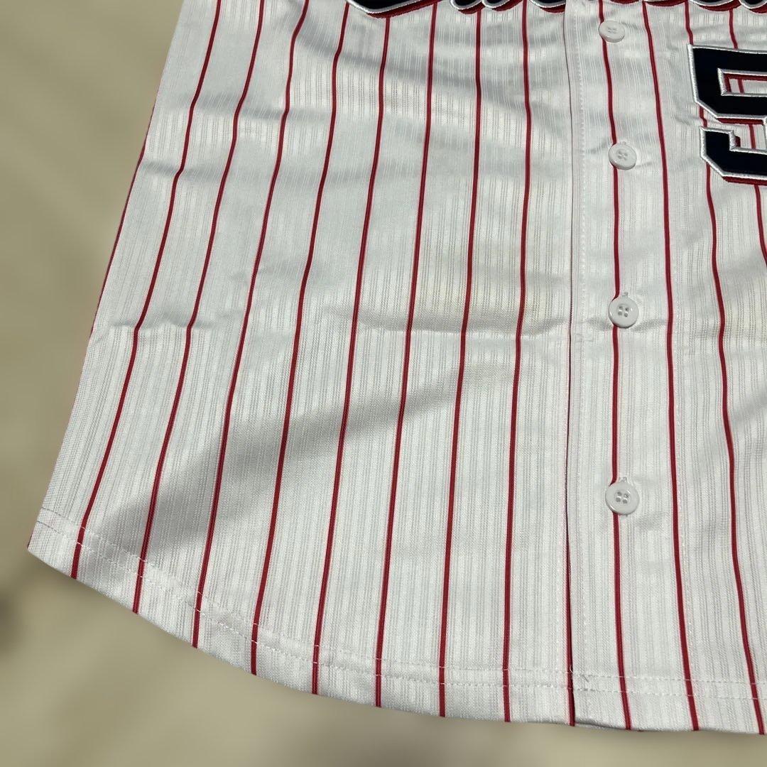 タグ付き　ヤクルトスワローズ　村上宗隆　2022年優勝記念ユニフォーム　Ｍサイズ