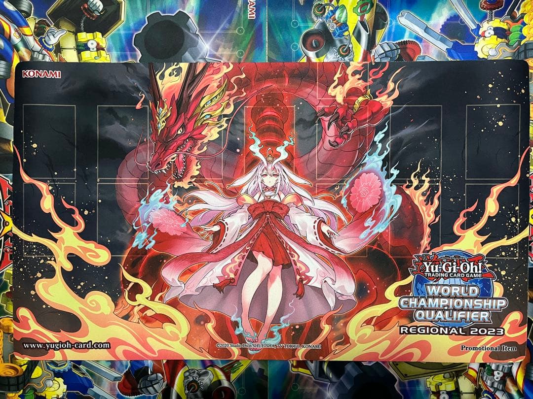 遊戯王　倶利伽羅天童　プレイマット　WCQ