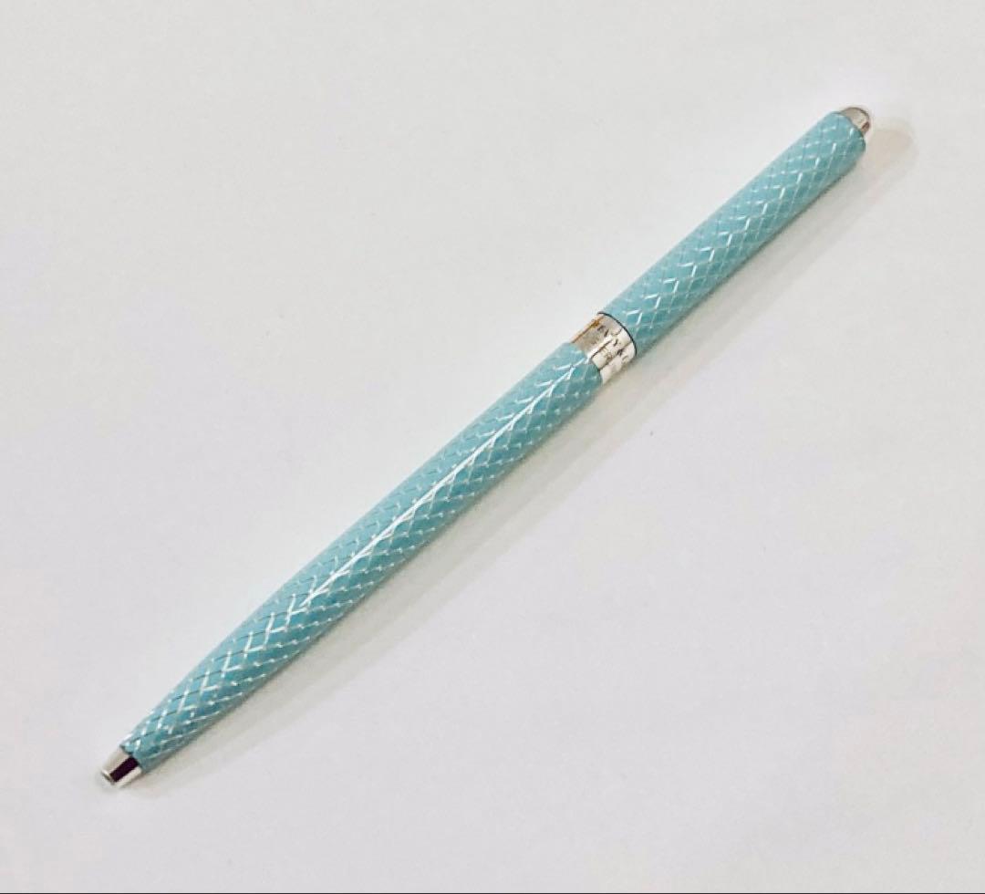 ドイツ製◆ティファニー 純銀ボールペン ヘビ柄 シルバー925 Tiffany