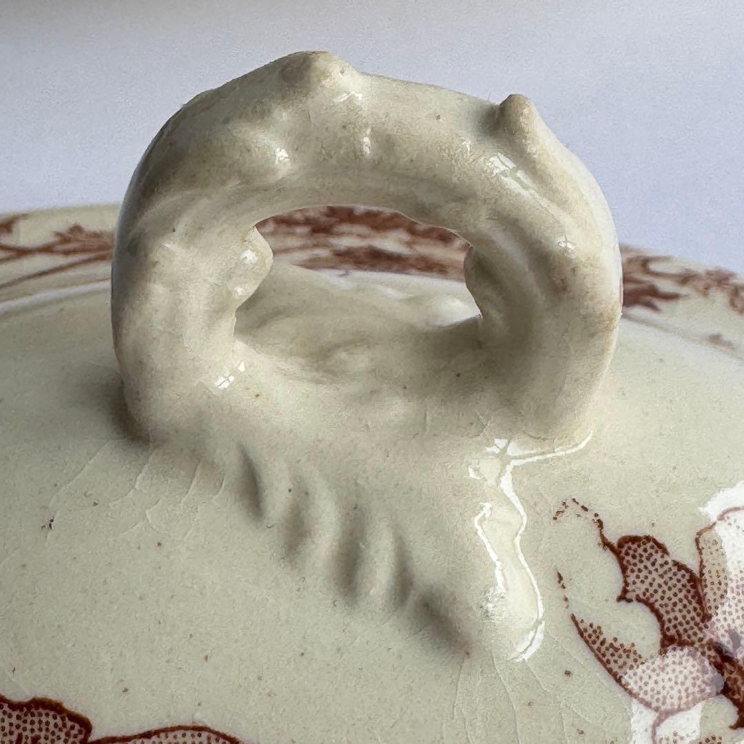 フランスアンティーク Gien ジアン Anemones アネモネ　ソーシエール