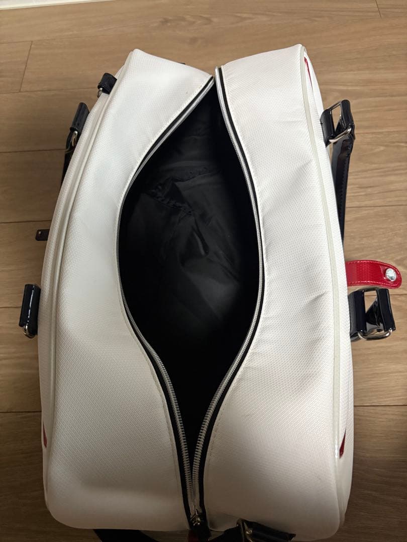   ロッカーバッグ ホワイト・ネイビー・レッド